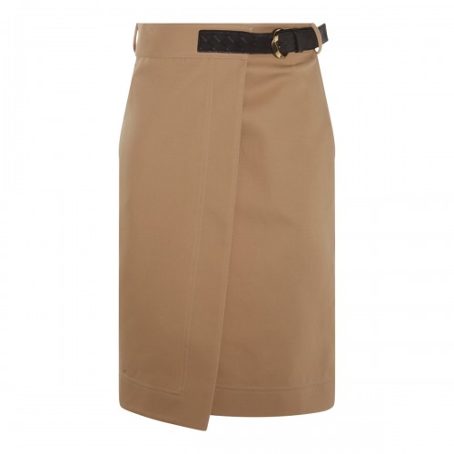 BEIGE COTTON SKIRT