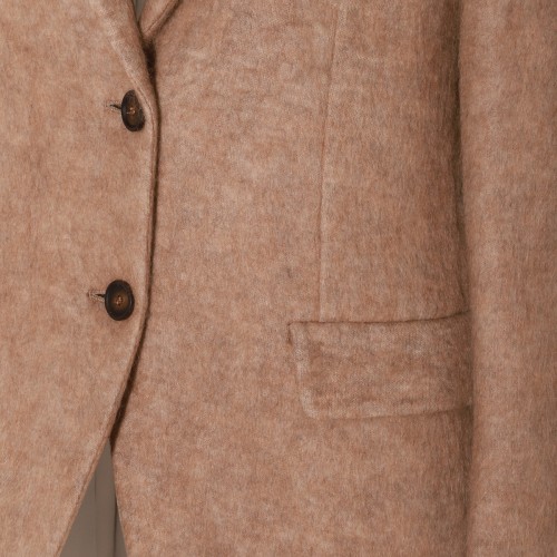 BROWN WOOL BLAZER