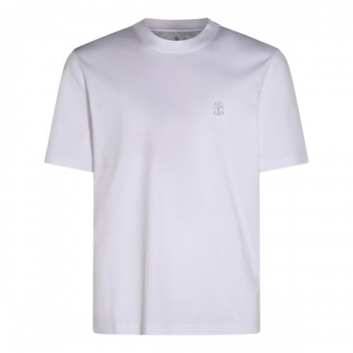 WHITE COTTON T-SHIRT