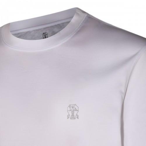 WHITE COTTON T-SHIRT