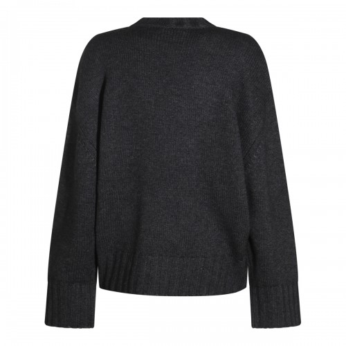 GREY WOOL KNITWEAR