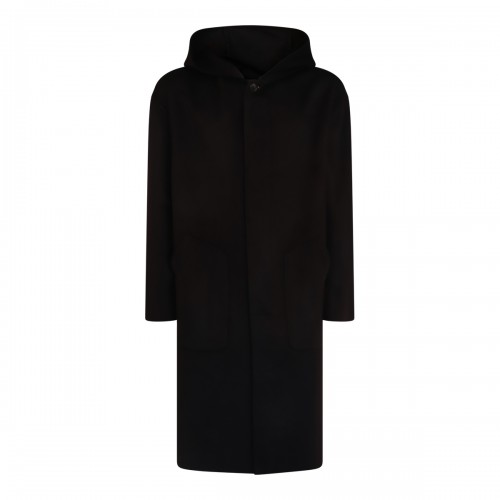 BLACK WOOL COAT