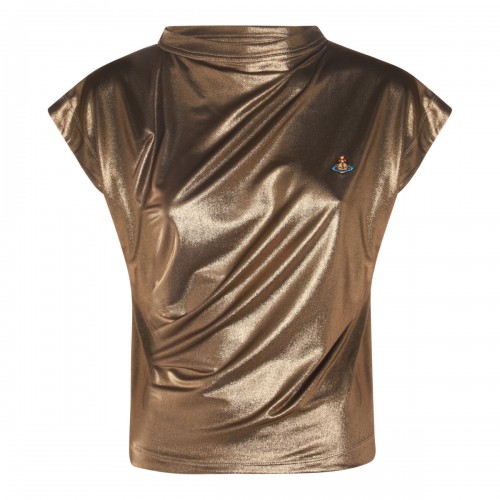 GOLD VISCOSE TOP