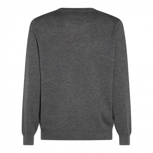 DARK GREY WOOL KNITWEAR