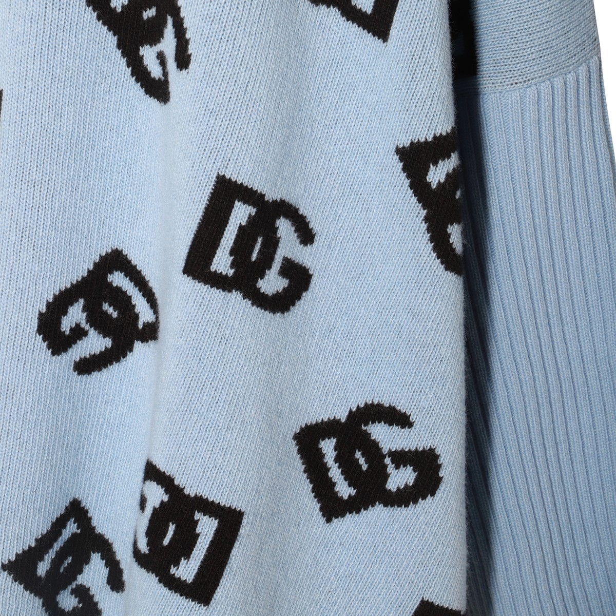 LIGHT BLUE WOOL DRESS LIGHT BLUE WOOL DRESS