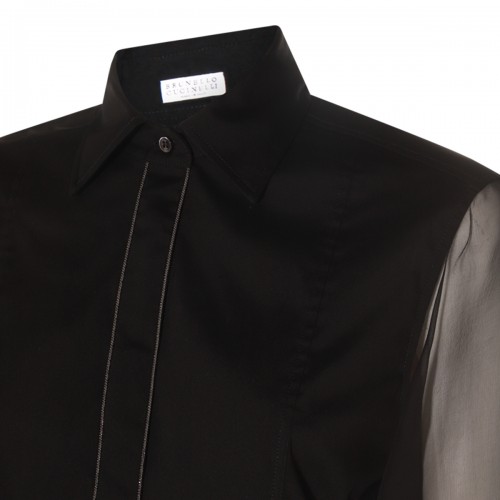 BLACK COTTON SHIRT