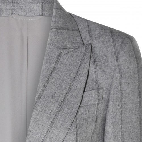 GREY WOOL BLAZER