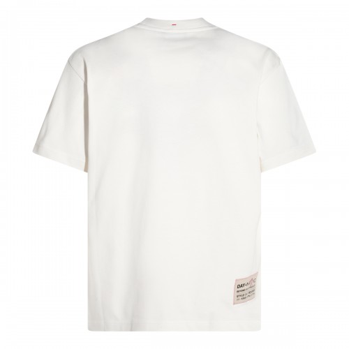 WHITE COTTON T-SHIRT