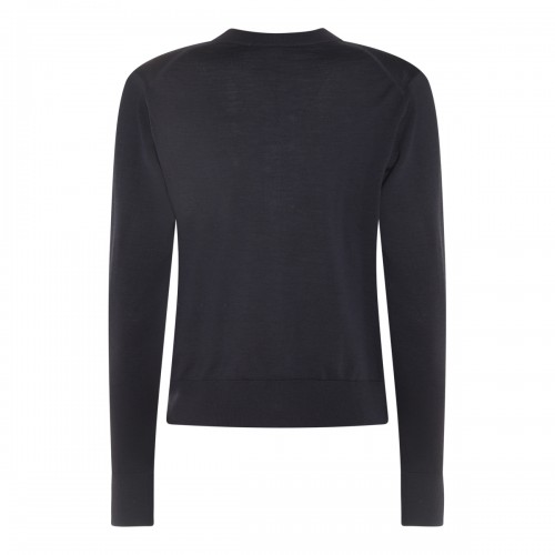 NAVY WOOL KNITWEAR