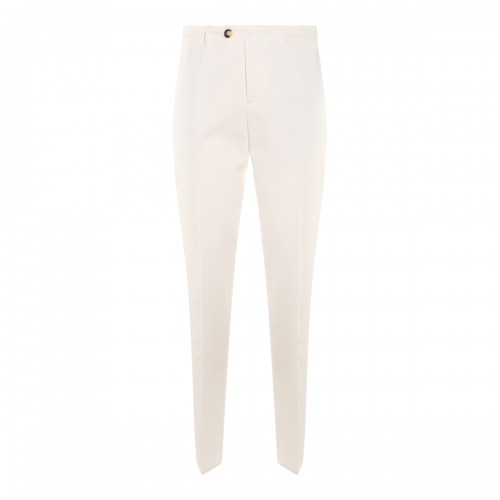 WHITE COTTON PANTS