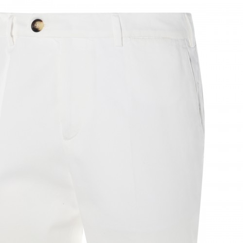 WHITE COTTON PANTS