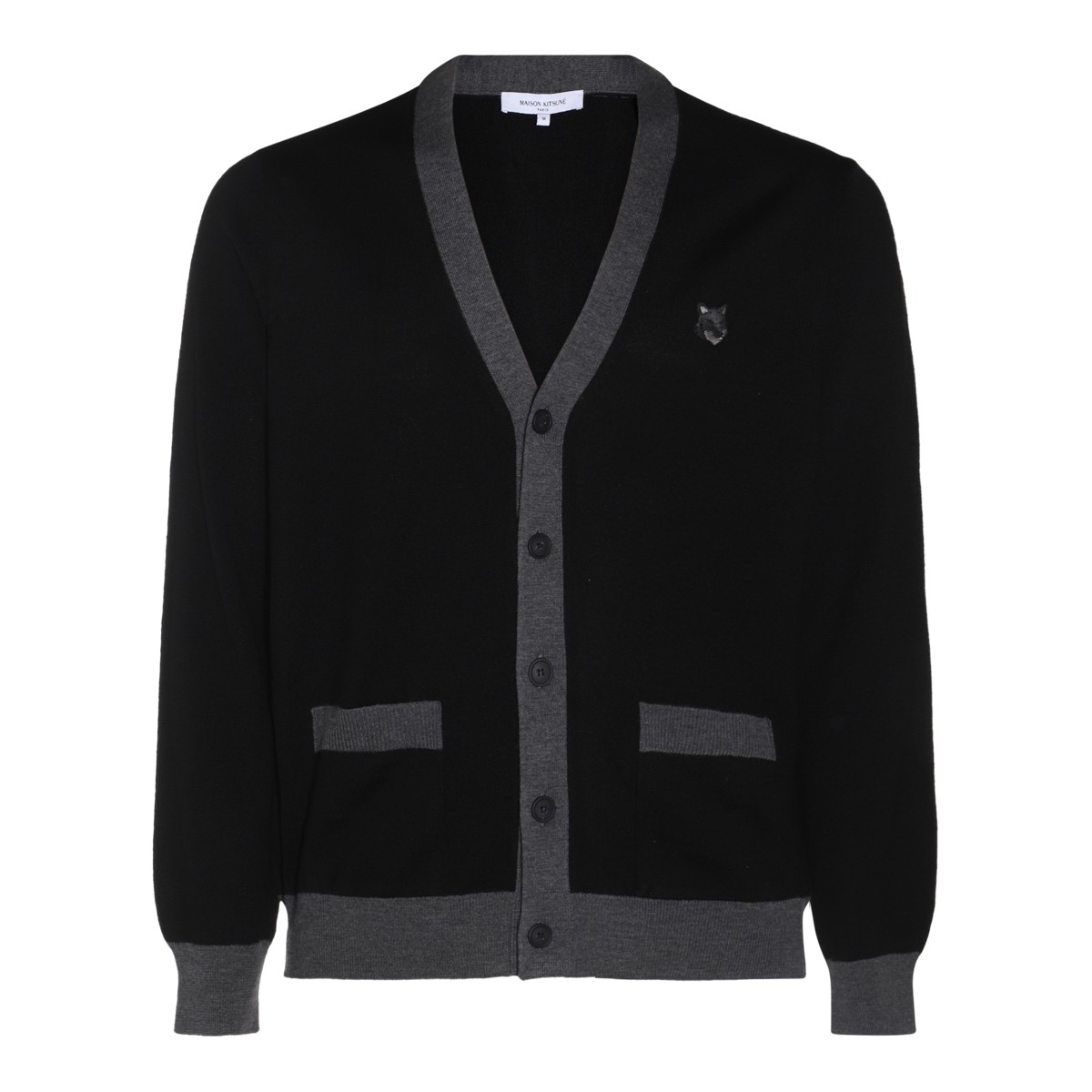 BLACK WOOL KNITWEAR