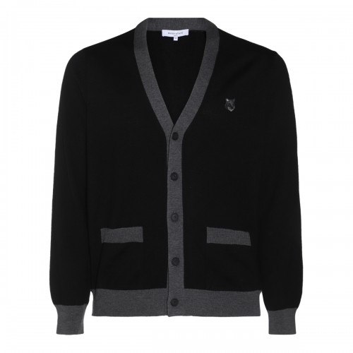 BLACK WOOL KNITWEAR