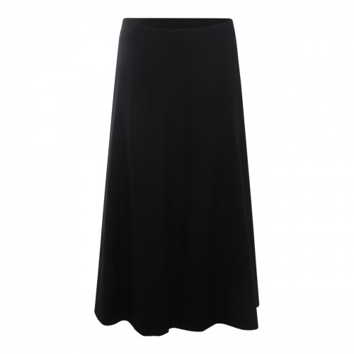 BLACK WOOL SKIRT