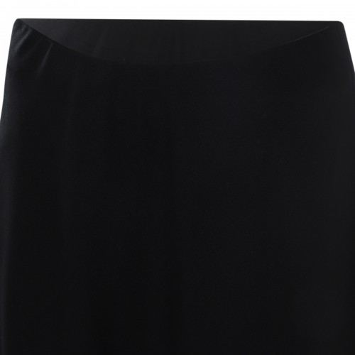 BLACK WOOL SKIRT