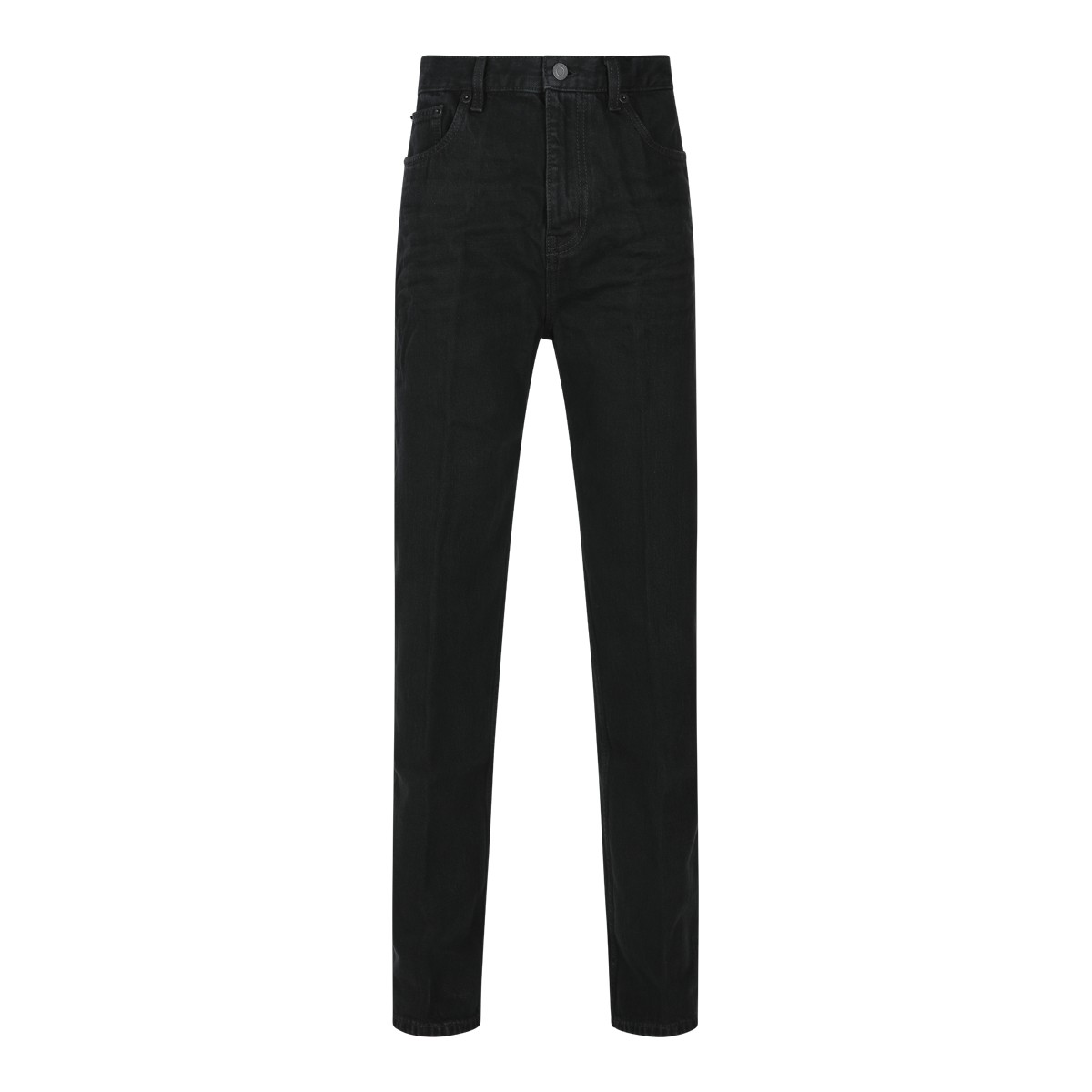 BLACK COTTON JEANS