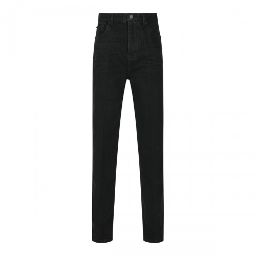 BLACK COTTON JEANS