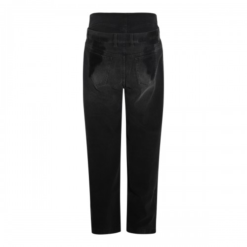 BLACK COTTON JEANS