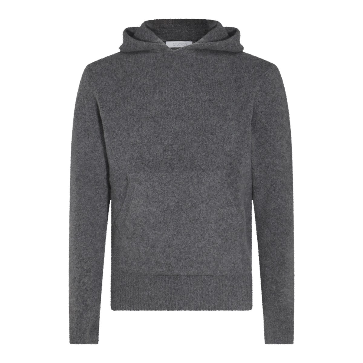 GREY WOOL KNITWEAR