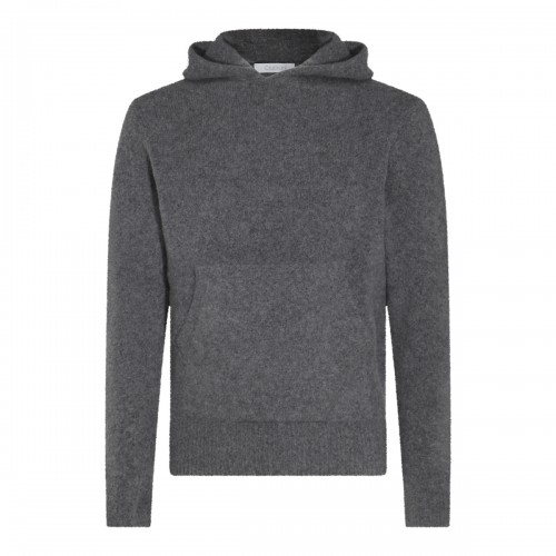 GREY WOOL KNITWEAR