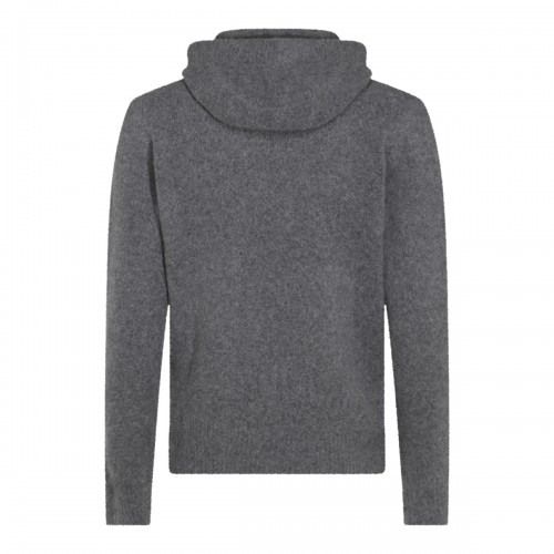 GREY WOOL KNITWEAR