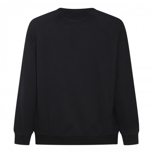 BLACK COTTON SWEATSHIRT