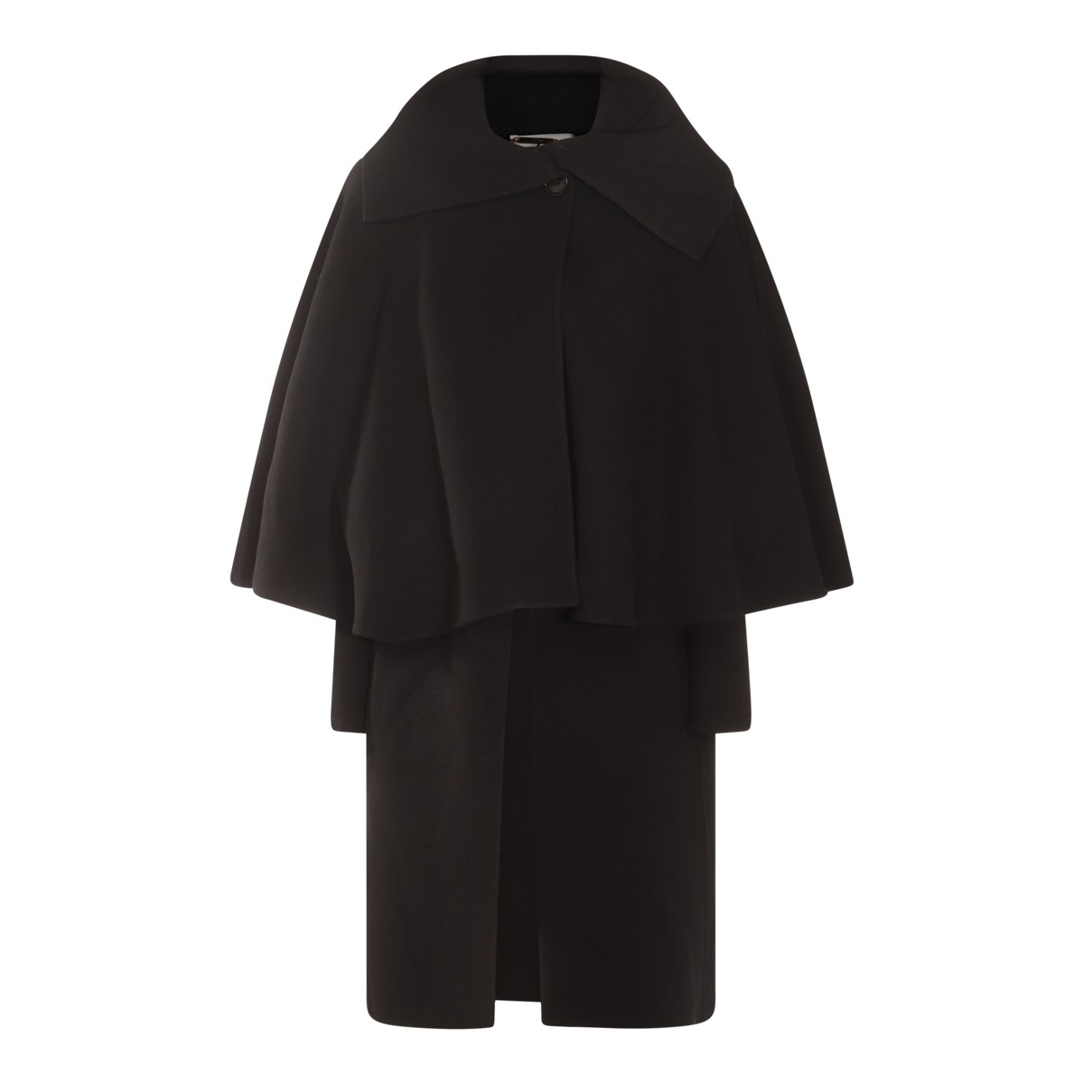 BLACK WOOL COAT