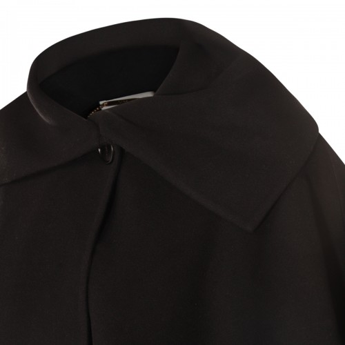 BLACK WOOL COAT