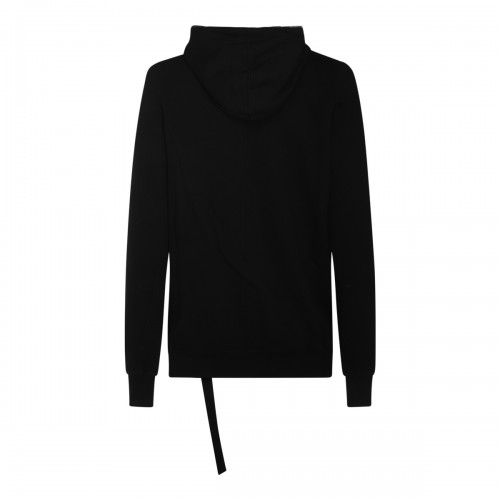 BLACK COTTON SWEATSHIRT