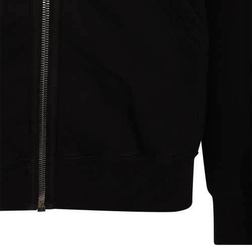 BLACK COTTON SWEATSHIRT