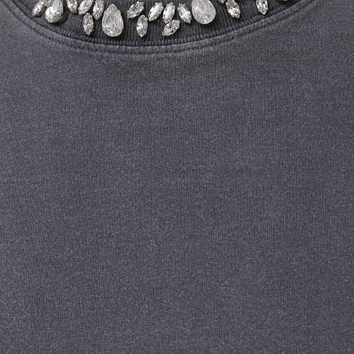 GREY COTTON T-SHIRT