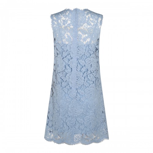 LIGHT BLUE VISCOSE DRESS