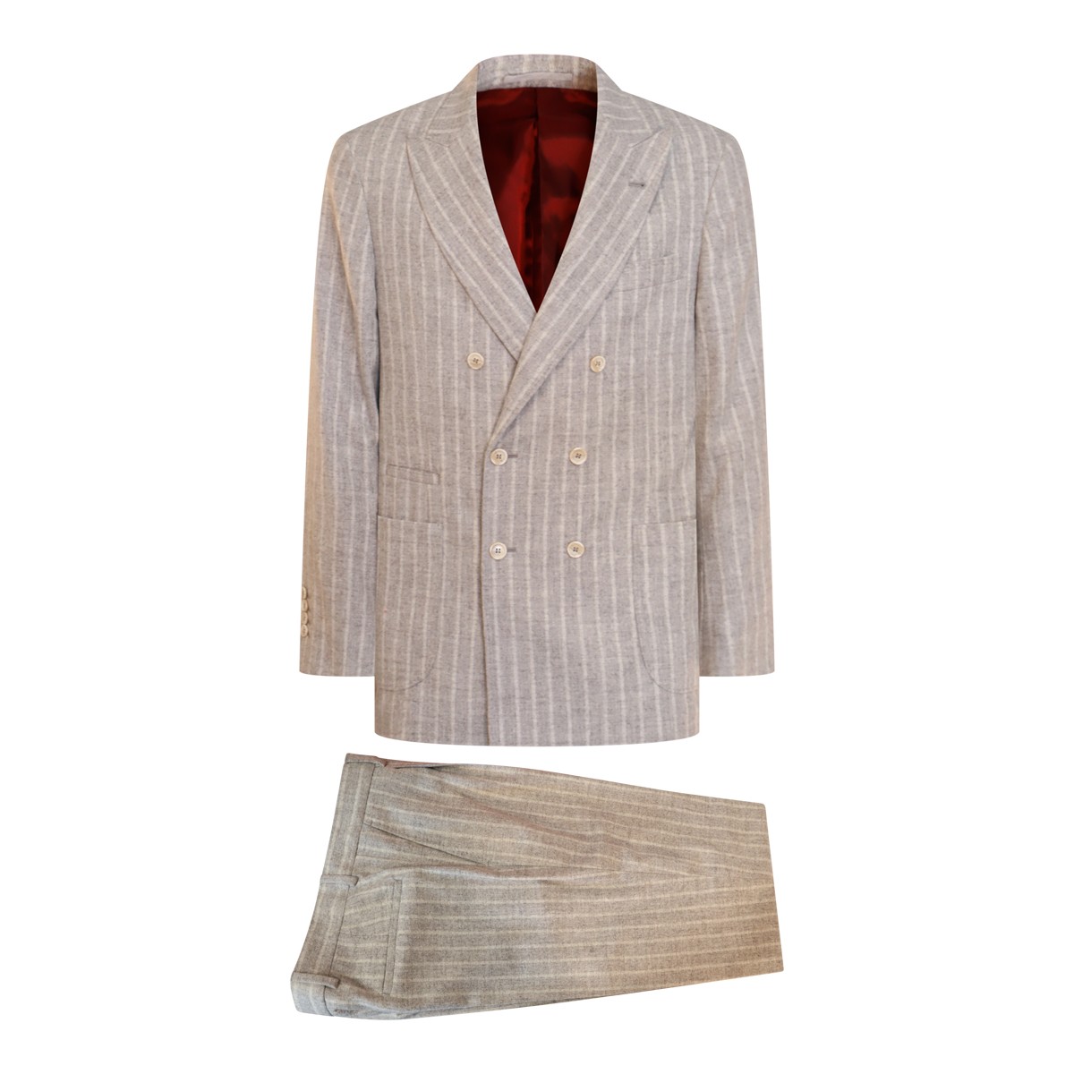 BEIGE WOOL SUITS