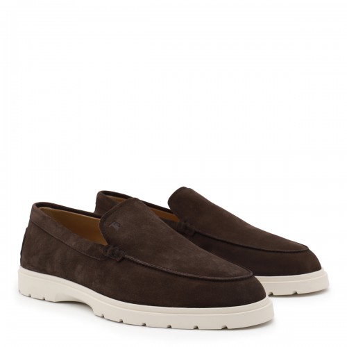 BROWN SUEDE LOAFERS