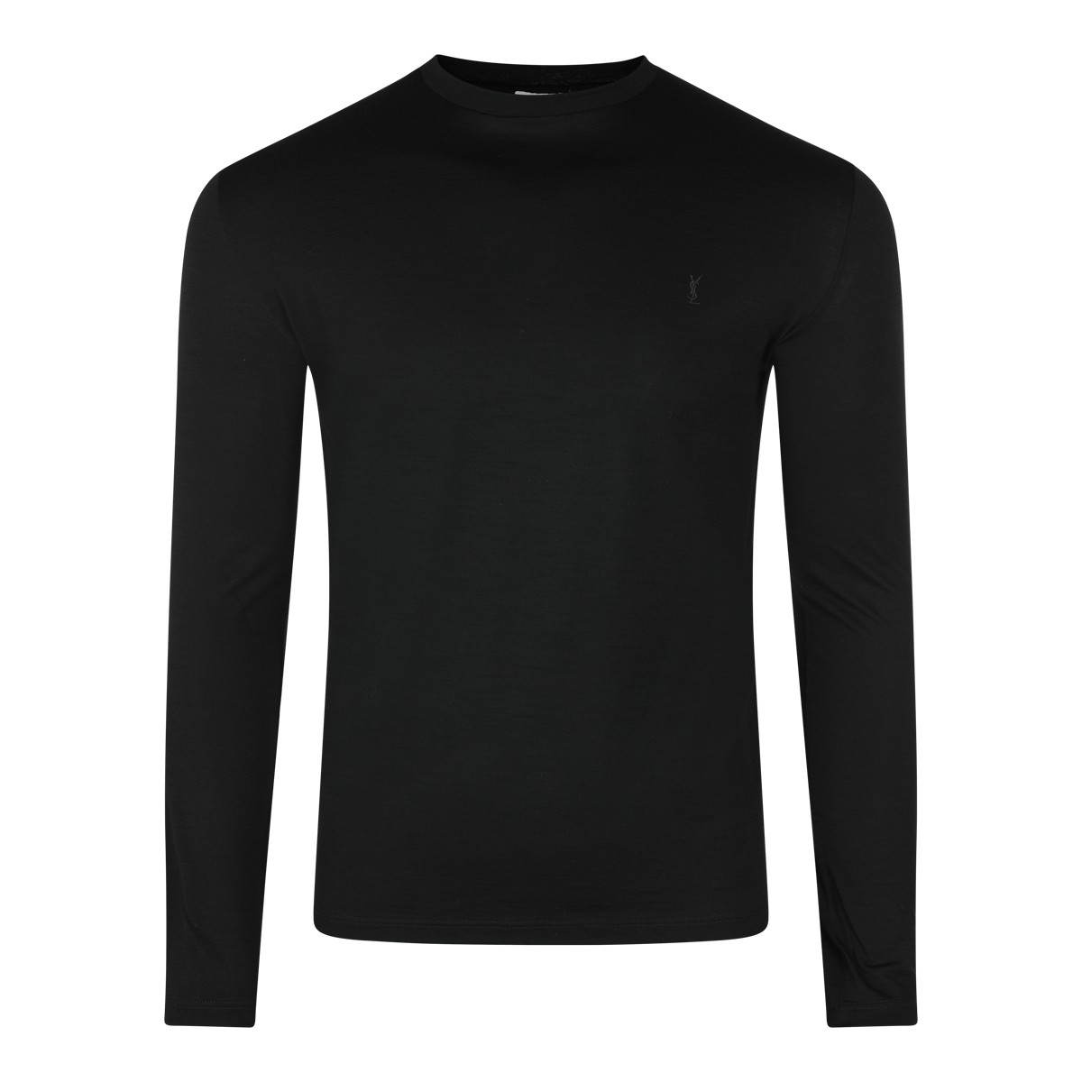 BLACK WOOL KNITWEAR