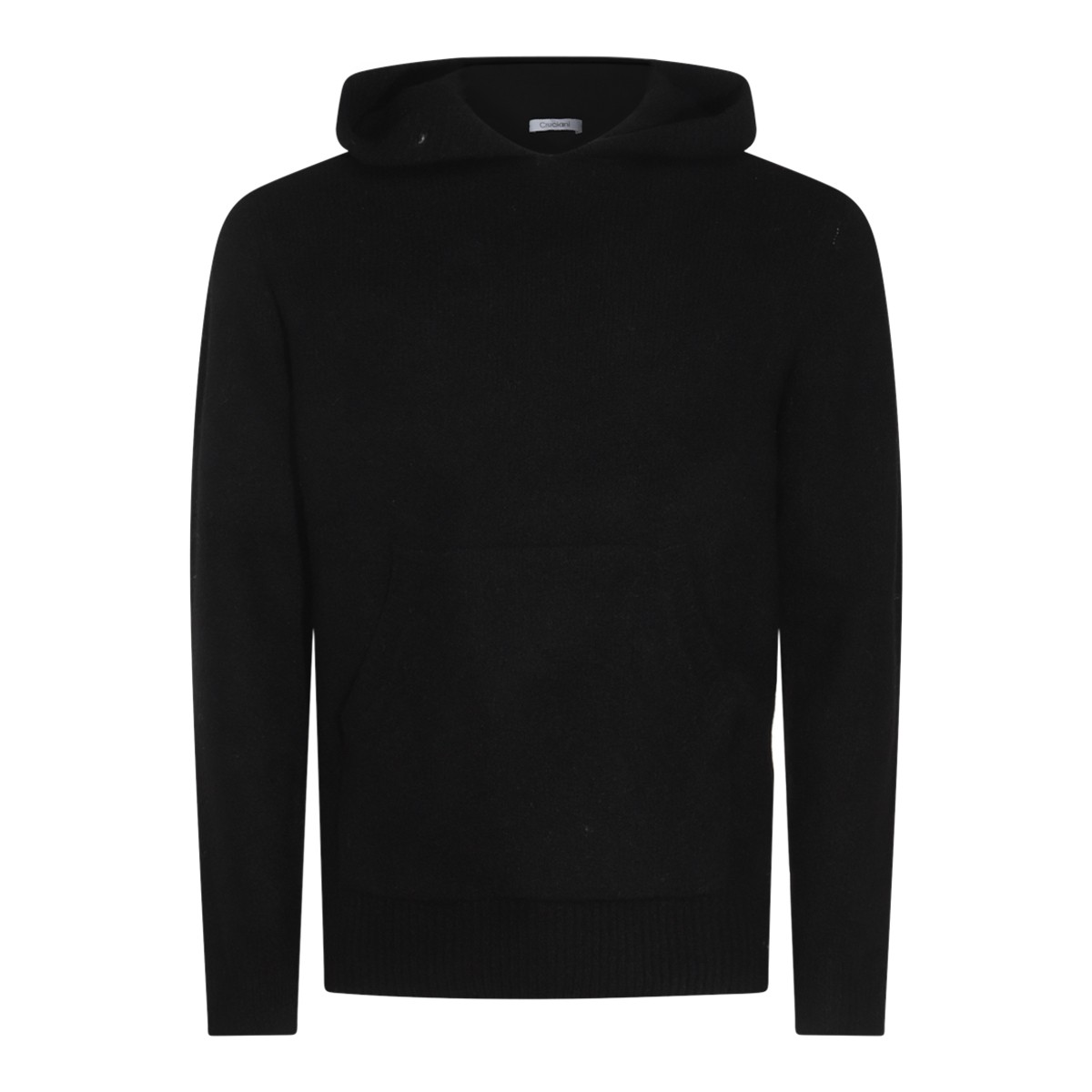 BLACK WOOL KNITWEAR