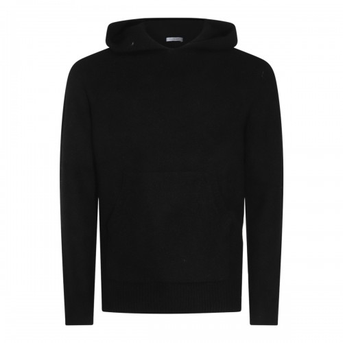 BLACK WOOL KNITWEAR