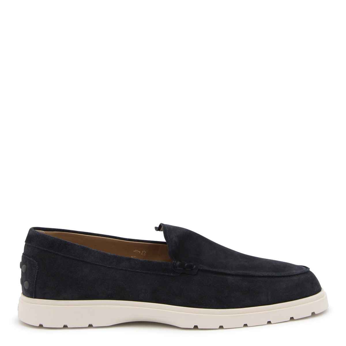 NAVY BLUE SUEDE LOAFERS