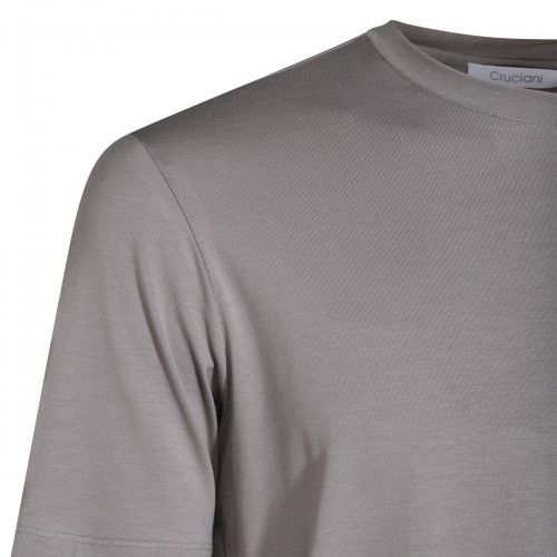 GREY COTTON T-SHIRT