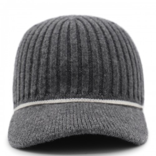 GREY WOOL HAT