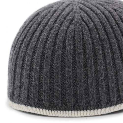 GREY WOOL HAT