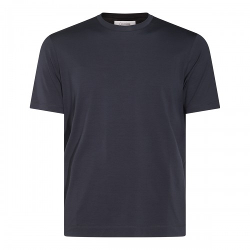 BLUE COTTON T-SHIRT