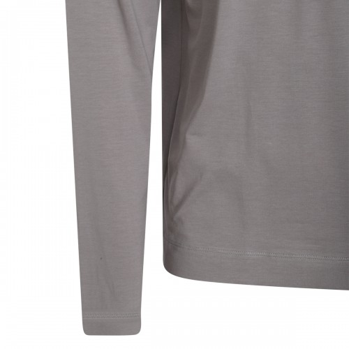 GREY COTTON T-SHIRT