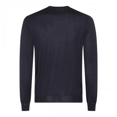 BLUE WOOL KNITWEAR