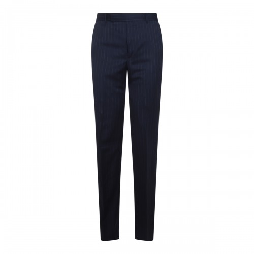 BLUE WOOL PANTS