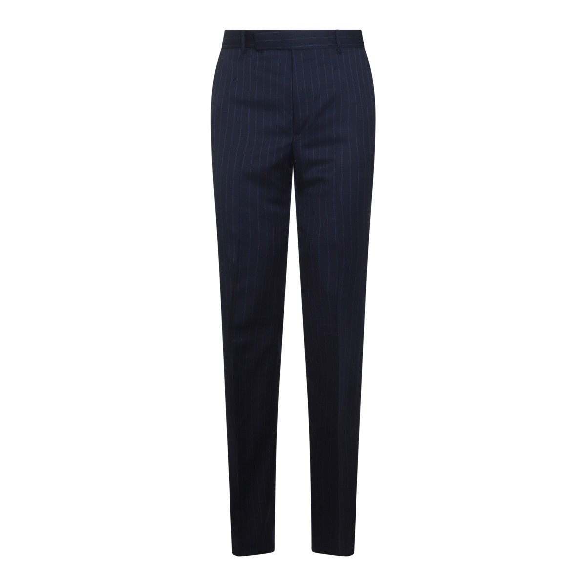 BLUE WOOL PANTS