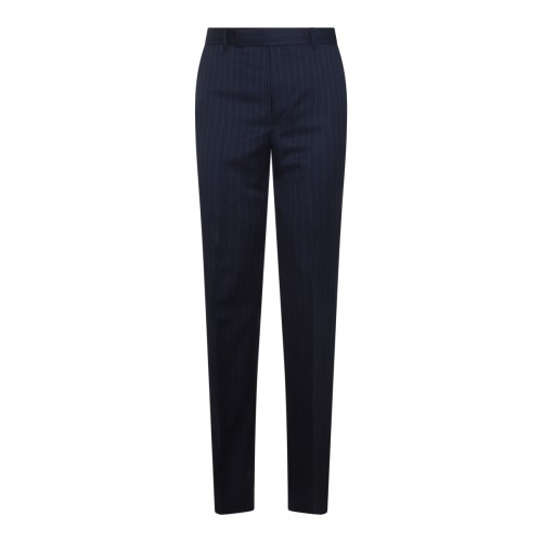 BLUE WOOL PANTS