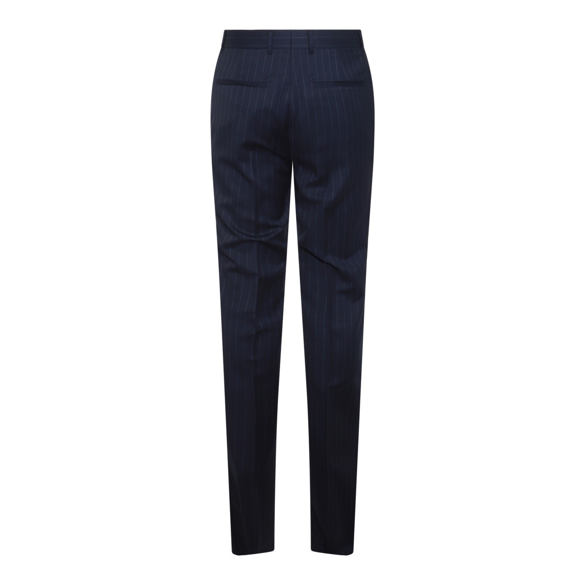 【送料&関税込】Givenchy Blue Wool Palazzo Pant Givenchy High-Rise Pleated Baggy Wide-Leg Denim Pants