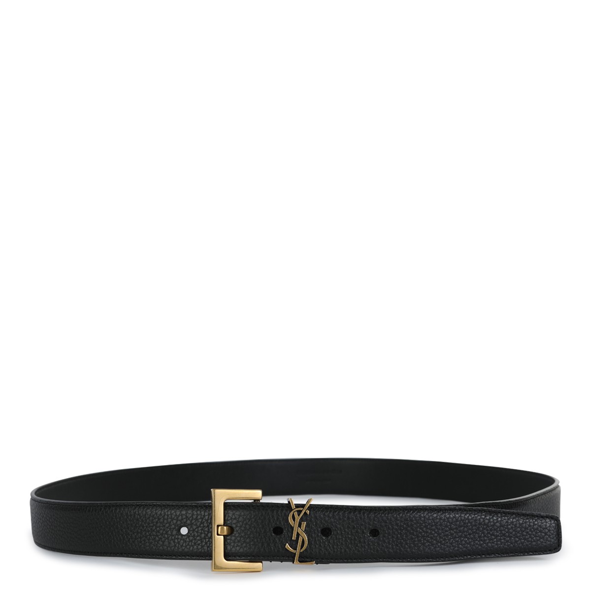 BLACK LEATHER BELT