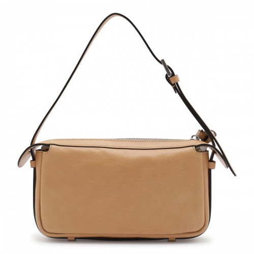 BEIGE LEATHER MEDIUM SIMPLY BAG